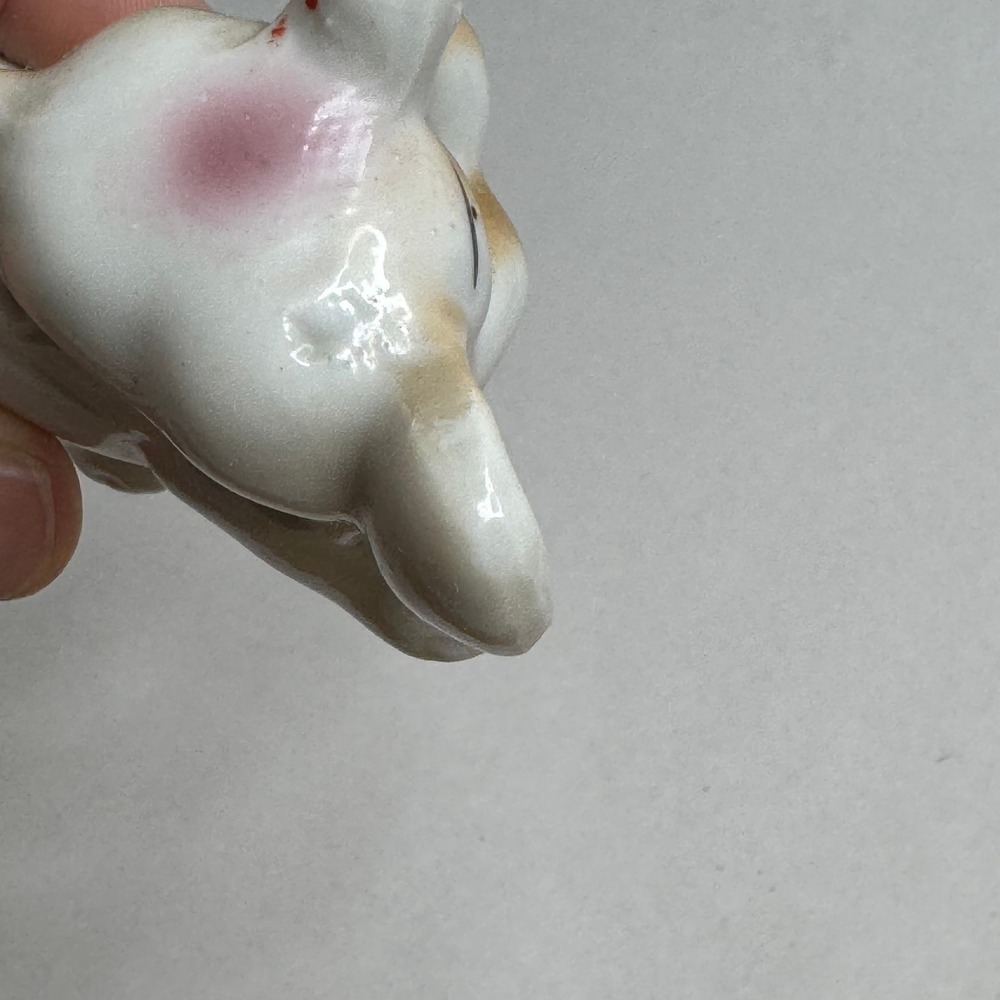 Vintage 1940's -1950's Elephant Figurine Japan Collectible Christmas Ceramic - Picture 8 of 9